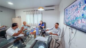 Prefeitura de Lauro de Freitas discute obra de macrodrenagem na Lagoa dos Patos com a Conder