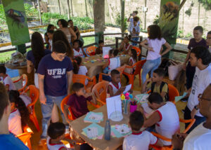 Estudantes de Lauro de Freitas participam de ação de educação ambiental em parceria com a Battre e UFBA