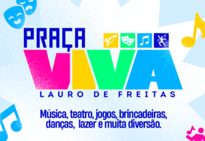 Prefeitura leva projeto Praça Viva com atividades de lazer e cultura para a comunidade de Vida Nova