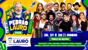 Pedrão de Lauro 2026 divulga programação oficial e confirma grandes atrações no Maior São Pedro da Região