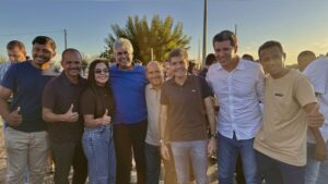 Elinaldo, Robinho e ACM Neto participam de agenda política em Pilão Arcado
