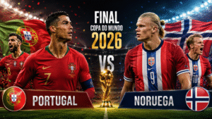 Portugal x Noruega na final? Nossa projeção aponta Cristiano Ronaldo levantando a taça da Copa do Mundo de 2026