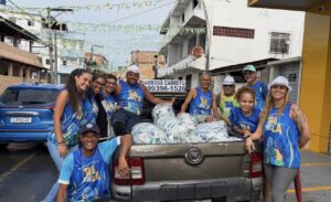 Solidariedade em ação: Bloco Barrela entrega mais de 2.500 pacotes de leite à Accabem em Itinga