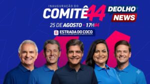 Débora Régis, a prefeita da mudança, convida: inauguração do comitê 44 de ACM Neto em Lauro de Freitas 