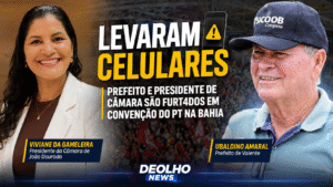 Prefeito e presidente de Câmara tem celulares furtados durante convenção do PT na Bahia