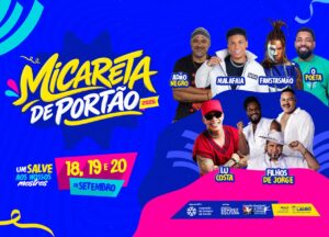 Adão Negro, Filhos de Jorge e Fantasmão agitam a Micareta de Portão de 18 a 20 de setembro